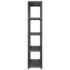 vidaXL Storage Shelf 5-Tier Black 142x38x170 cm Plastic - Image 5