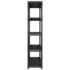 vidaXL Storage Shelf 5-Tier Black 170x40x185 cm Plastic - Image 5
