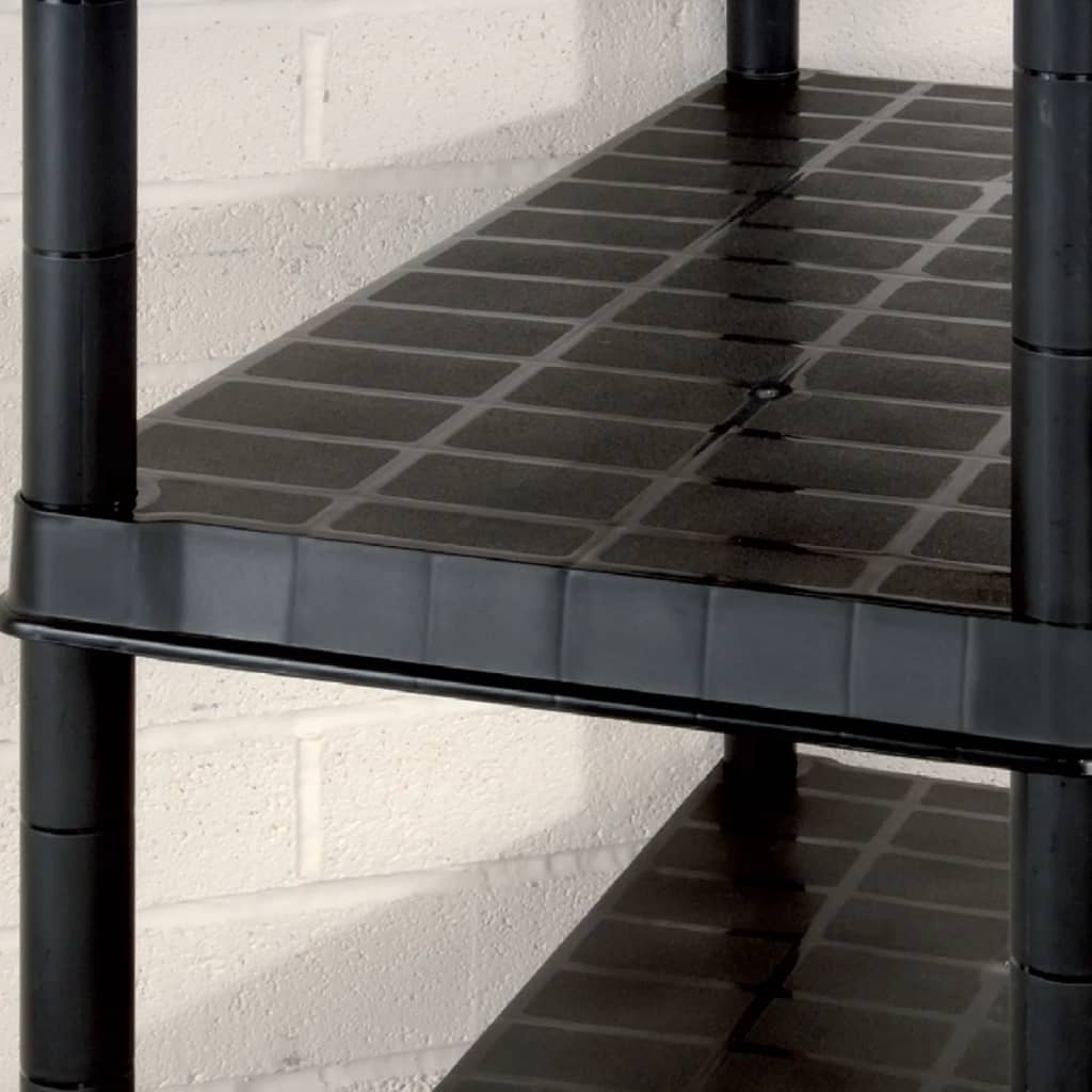 8720286289259_g_en_hd_4 vidaXL Storage Shelf 5-Tier Black 340x40x185 cm Plastic - Image 6