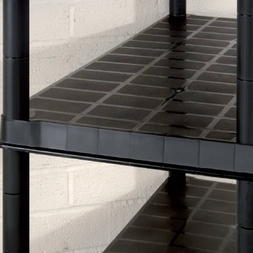 8720286289266_g_en_hd_4 vidaXL Storage Shelf 5-Tier Black 366x45.7x185 cm Plastic - Image 5