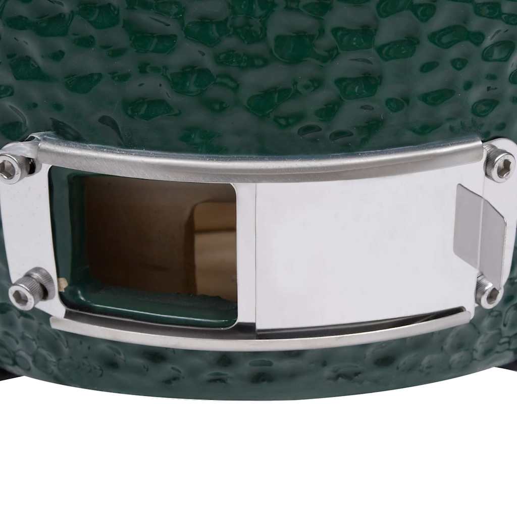 8720286290361_g_en_hd_8 vidaXL 2-in-1 Kamado Barbecue Grill Smoker Ceramic 56 cm Green - Image 9