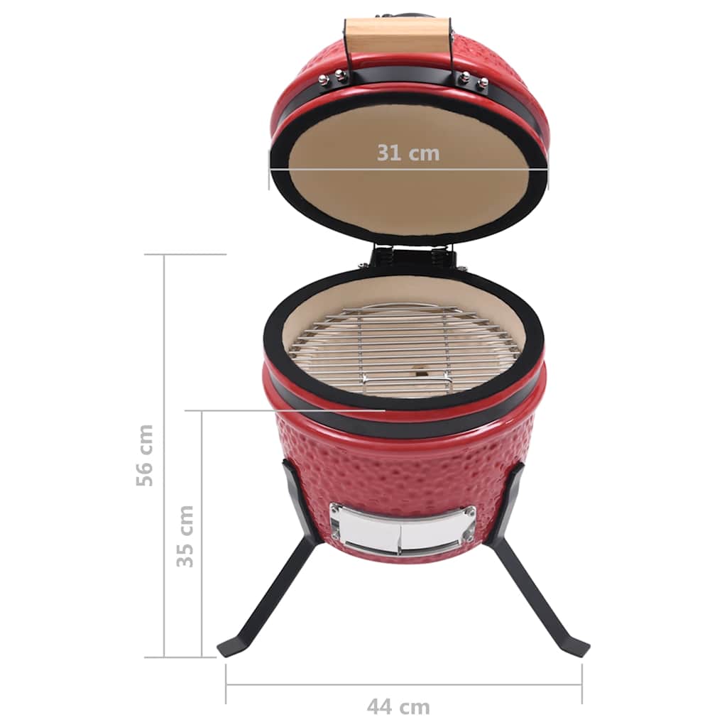 8720286290378_g_en_hd_11 vidaXL 2-in-1 Kamado Barbecue Grill Smoker Ceramic 56 cm Red - Image 12