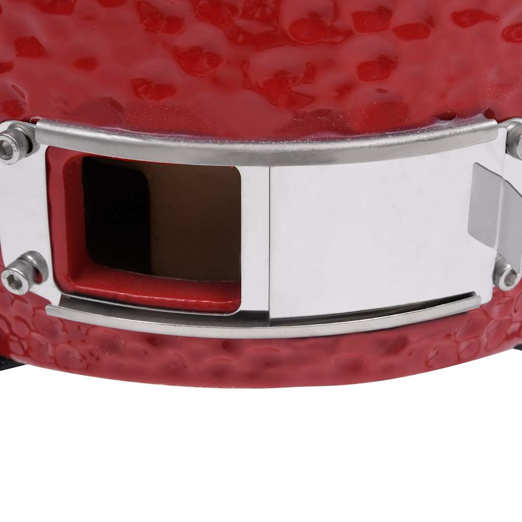 8720286290378_g_en_hd_8 vidaXL 2-in-1 Kamado Barbecue Grill Smoker Ceramic 56 cm Red - Image 9