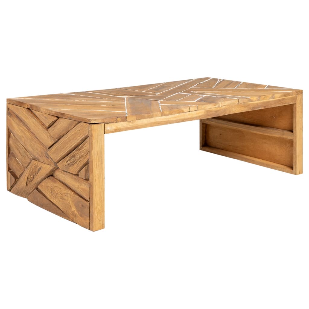 8720286290613_a_en_hd_1 vidaXL Coffee Table Erosion Solid Teak Wood 110x35x38 cm - Image 1