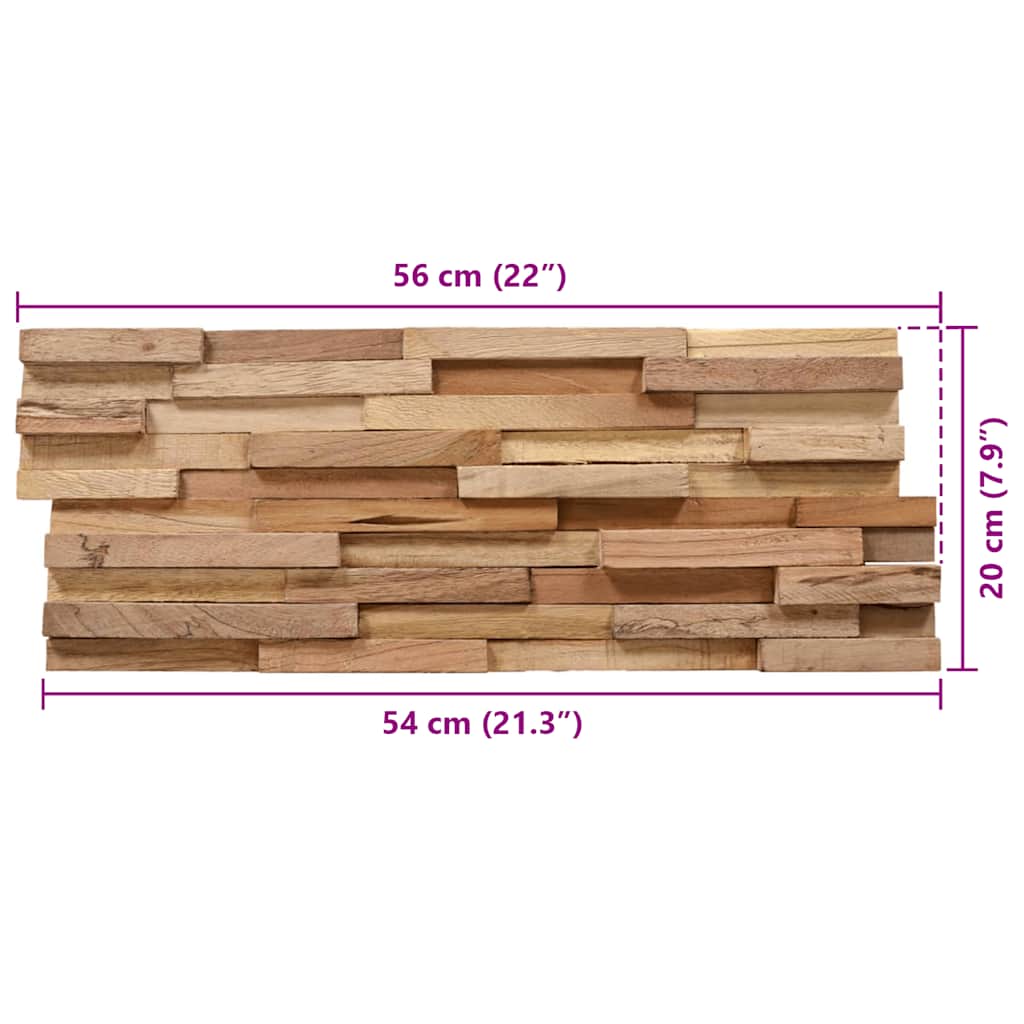 8720286290651_g_en_hd_4 vidaXL 3D Wall Cladding Panels 10 pcs 1.08 m² Solid Teak Wood - Image 5