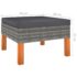 vidaXL 10 Piece Garden Lounge Set with Cushions Poly Rattan Grey - Image 8