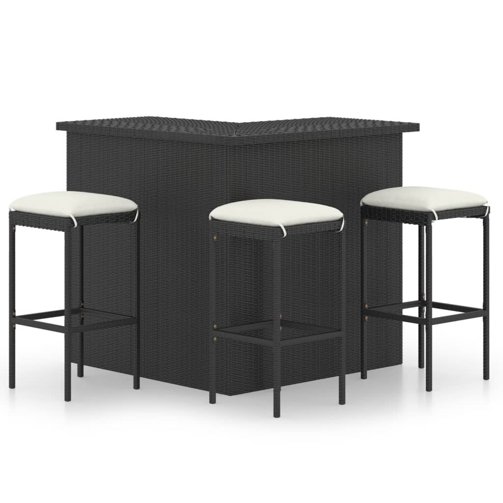 8720286291726_a_en_hd_1 vidaXL 4 Piece Garden Bar Set with Cushions Poly Rattan Black - Image 1