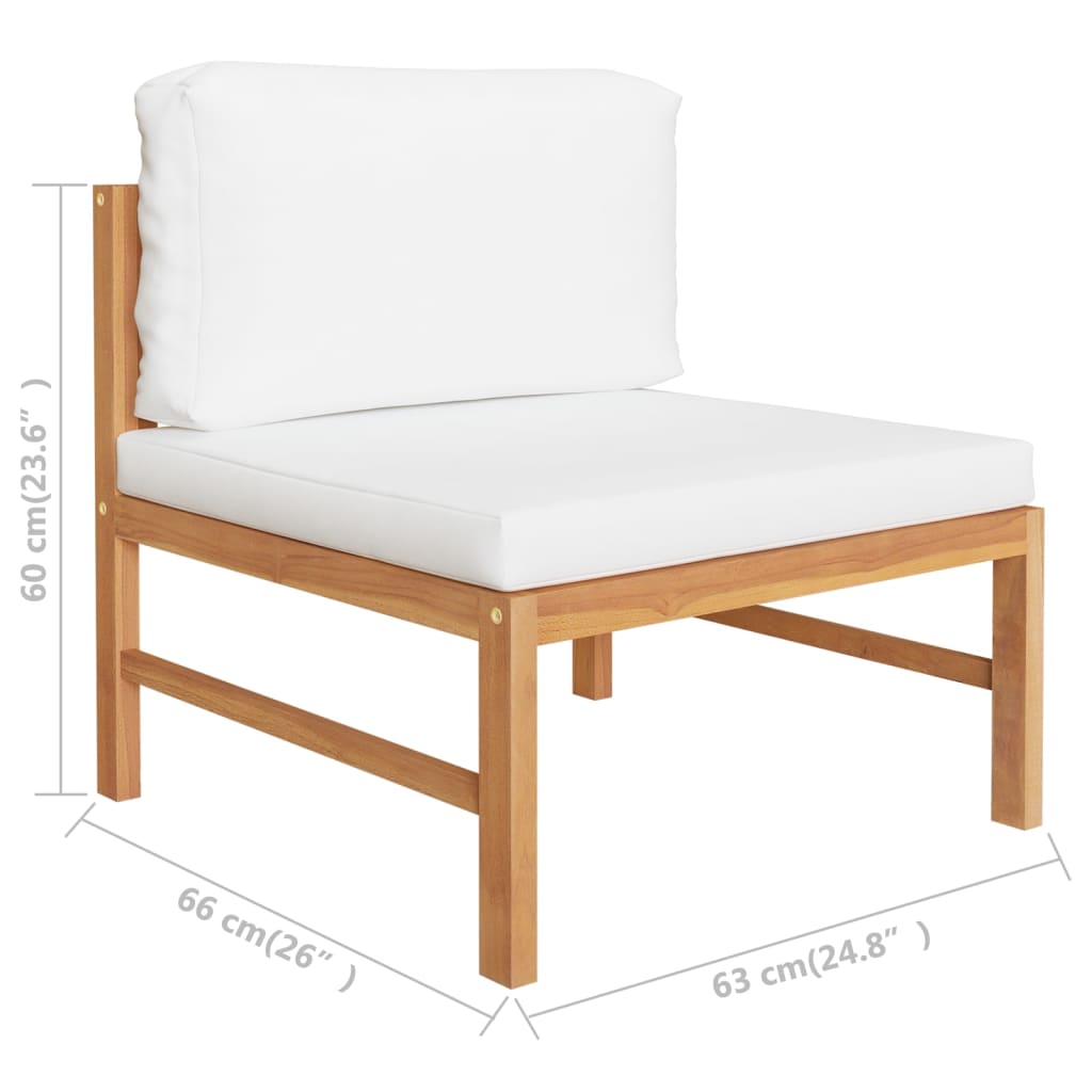 8720286300145_g_en_hd_6 vidaXL 2 Piece Garden Lounge Set with Cream Cushions Teak Wood - Image 7