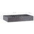 vidaXL Sink Black 58x39x10 cm Marble - Image 8