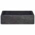 vidaXL Sink Black 40x40x10 cm Marble - Image 3