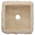vidaXL Sink Cream 30x30x13 cm Marble - Image 6