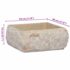vidaXL Sink Cream 30x30x13 cm Marble - Image 9