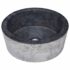 vidaXL Sink Black Ø40x15 cm Marble - Image 2