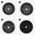 vidaXL Sink Black Ø40x15 cm Marble - Image 6
