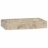vidaXL Wall-mounted Sink Cream 38x24x6.5 cm Marble - Image 3