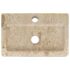vidaXL Wall-mounted Sink Cream 38x24x6.5 cm Marble - Image 7