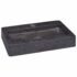 vidaXL Wall-mounted Sink Black 38x24x6.5 cm Marble - Image 2