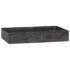 vidaXL Wall-mounted Sink Black 38x24x6.5 cm Marble - Image 3