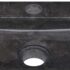 vidaXL Wall-mounted Sink Black 38x24x6.5 cm Marble - Image 8