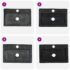 vidaXL Wall-mounted Sink Black 38x24x6.5 cm Marble - Image 10