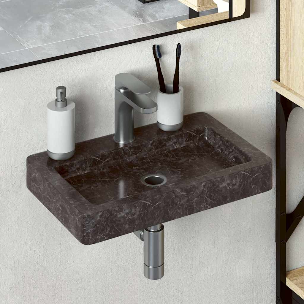 8720286300985_m_en_hd_1 vidaXL Wall-mounted Sink Black 38x24x6.5 cm Marble - Image 1