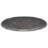 vidaXL Table Top Black Ø60x2.5 cm Marble - Image 2