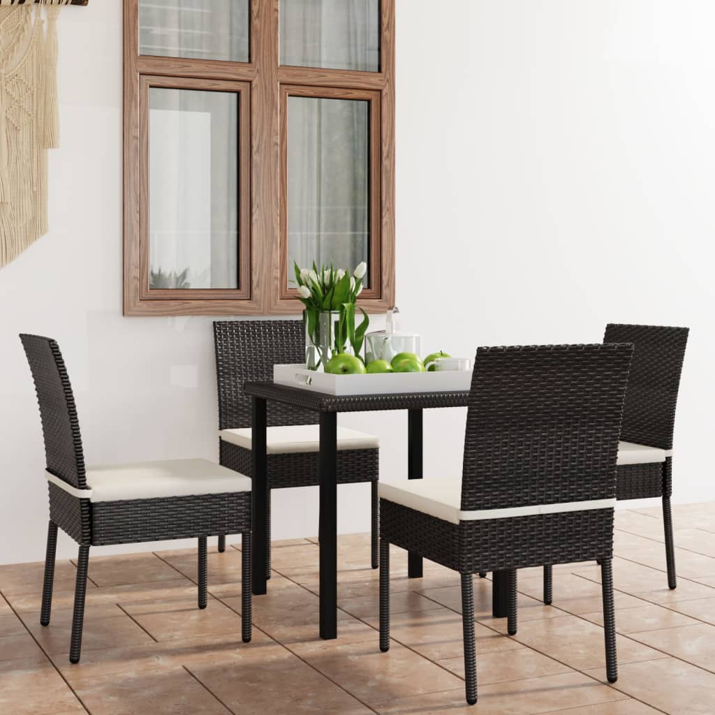 8720286301135_m_en_hd_1 vidaXL 5 Piece Garden Dining Set Poly Rattan Black - Image 1