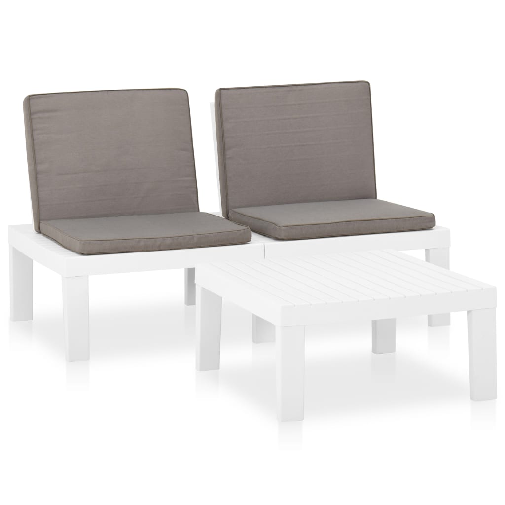 8720286314753_a_en_hd_1 vidaXL 2 Piece Garden Lounge Set with Cushions Plastic White - Image 2