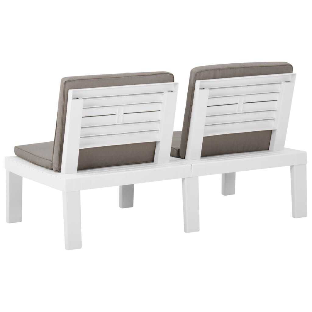 8720286314753_g_en_hd_10 vidaXL 2 Piece Garden Lounge Set with Cushions Plastic White - Image 12