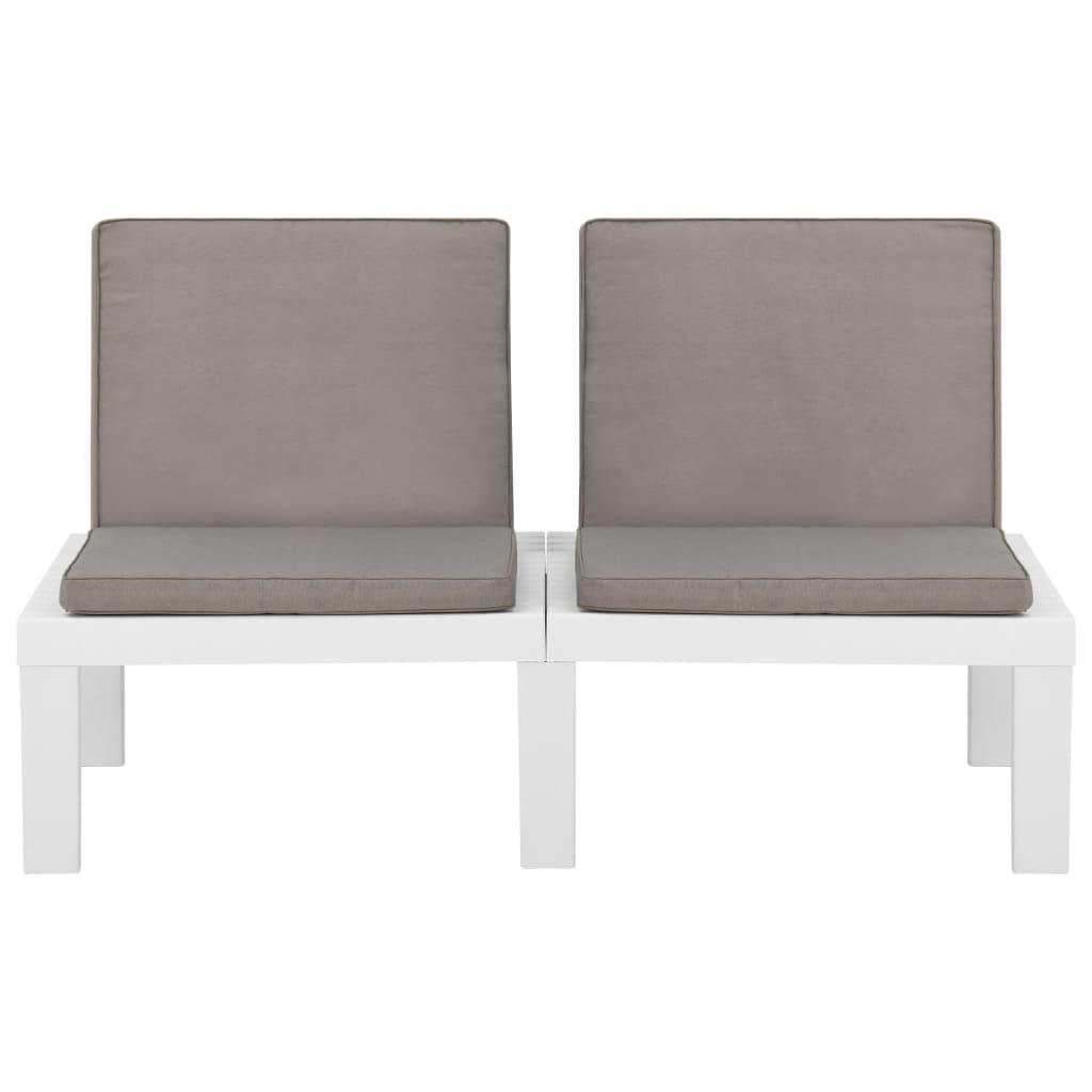 8720286314753_g_en_hd_3 vidaXL 2 Piece Garden Lounge Set with Cushions Plastic White - Image 5
