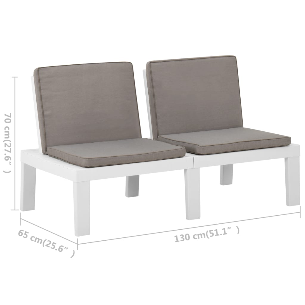 8720286314753_g_en_hd_8 vidaXL 2 Piece Garden Lounge Set with Cushions Plastic White - Image 10