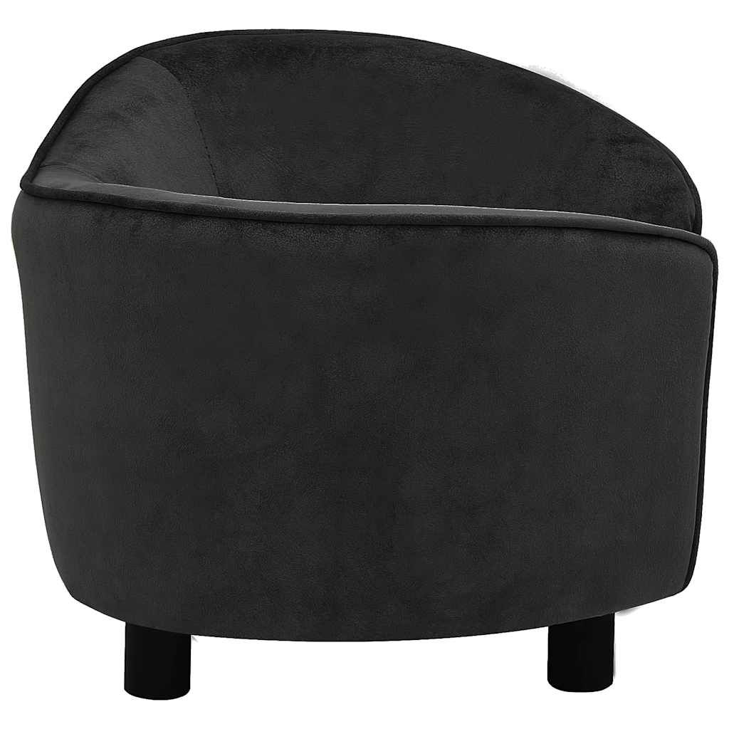 8720286315071_g_en_hd_2 vidaXL Dog Sofa Black 69x49x40 cm Plush - Image 4