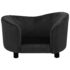 vidaXL Dog Sofa Black 69x49x40 cm Plush - Image 6