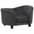 vidaXL Dog Sofa Dark Grey 69x49x40 cm Plush - Image 2