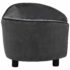 vidaXL Dog Sofa Dark Grey 69x49x40 cm Plush - Image 4