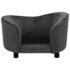 vidaXL Dog Sofa Dark Grey 69x49x40 cm Plush - Image 6