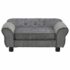 vidaXL Dog Sofa Dark Grey 72x45x30 cm Plush - Image 2
