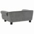 vidaXL Dog Sofa Dark Grey 72x45x30 cm Plush - Image 4