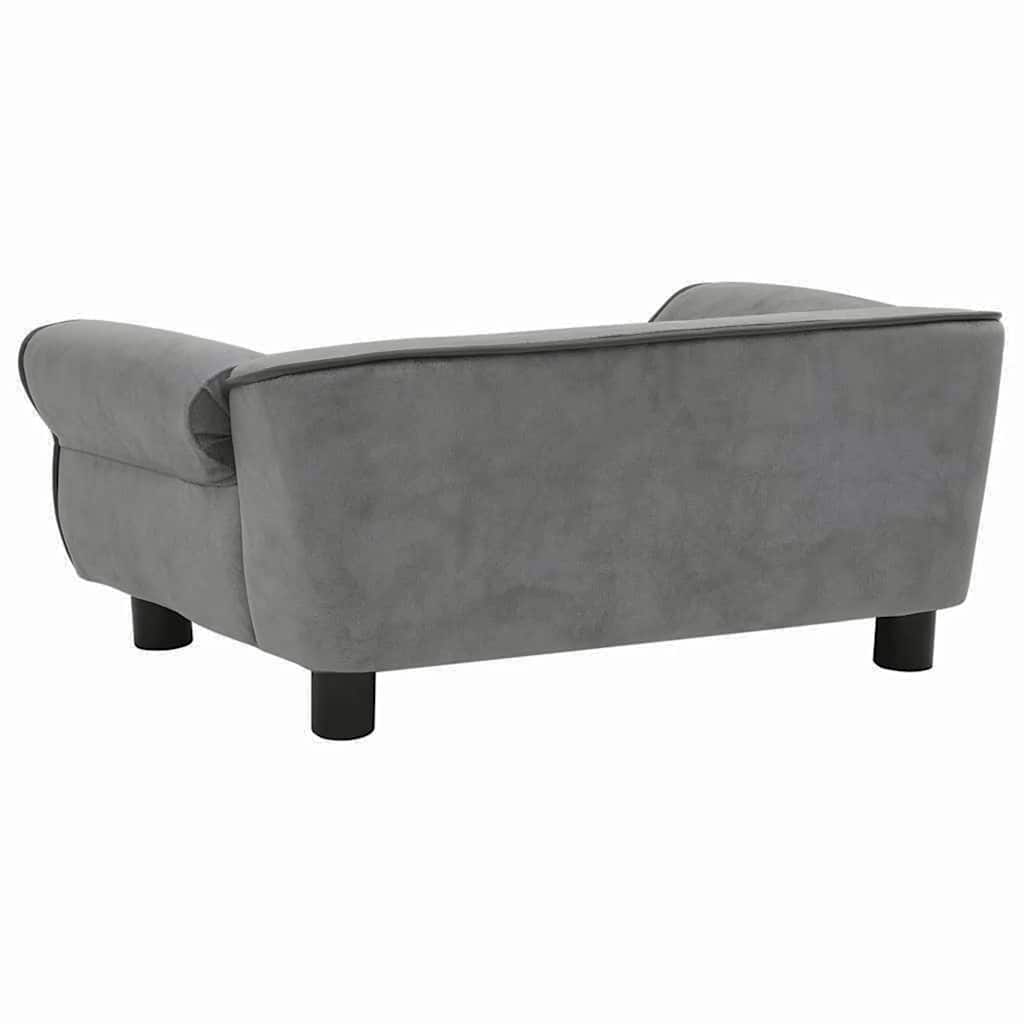 8720286315255_g_en_hd_3 vidaXL Dog Sofa Dark Grey 72x45x30 cm Plush - Image 4