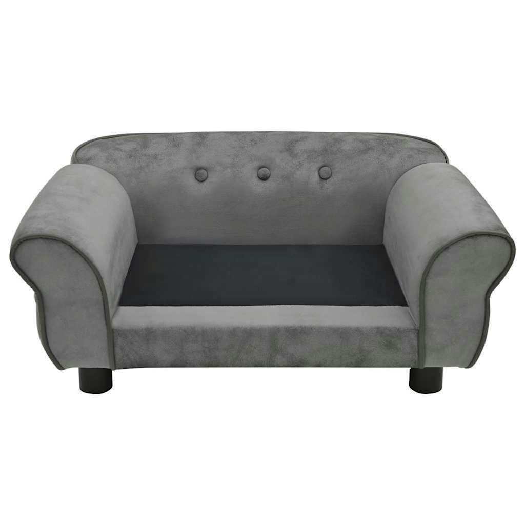 8720286315255_g_en_hd_4 vidaXL Dog Sofa Dark Grey 72x45x30 cm Plush - Image 5