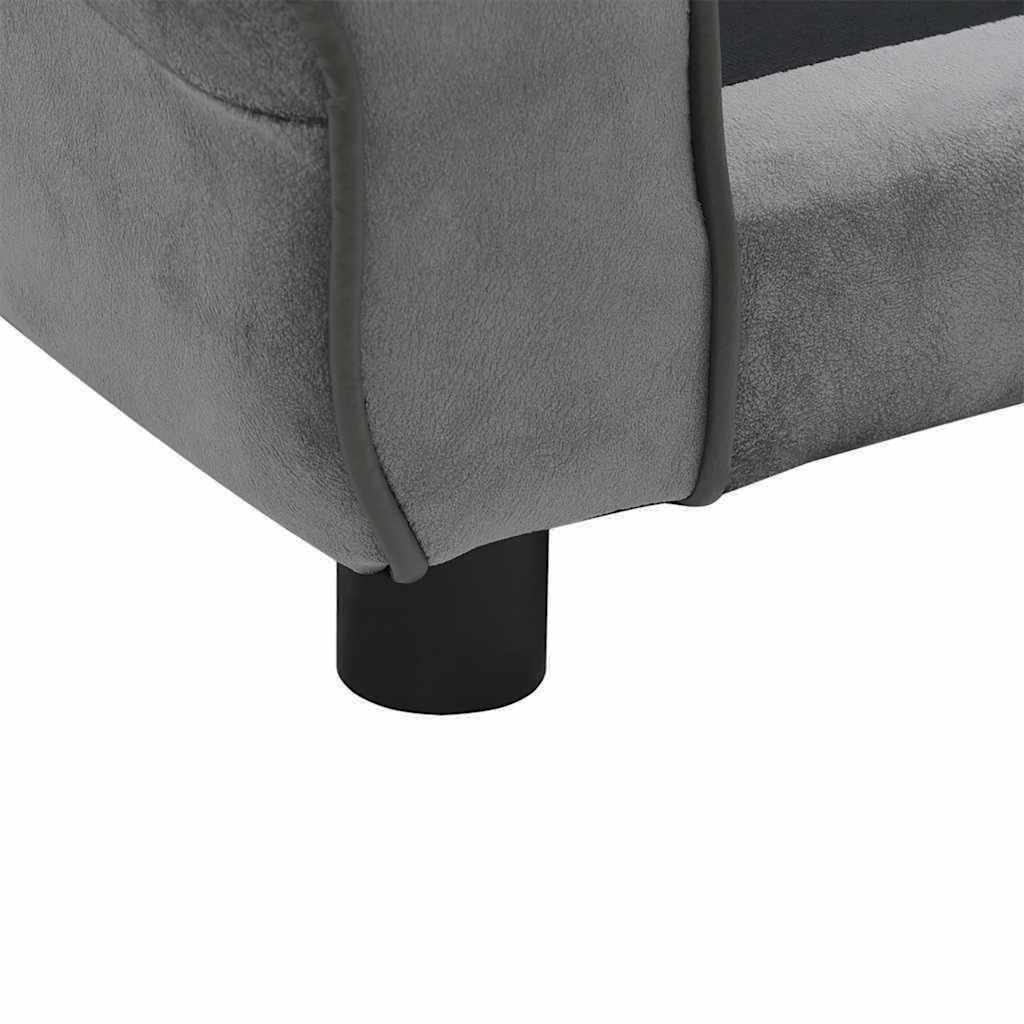 8720286315255_g_en_hd_6 vidaXL Dog Sofa Dark Grey 72x45x30 cm Plush - Image 7