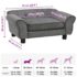vidaXL Dog Sofa Dark Grey 72x45x30 cm Plush - Image 9