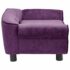 vidaXL Dog Sofa Burgundy 72x45x30 cm Plush - Image 3