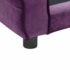 vidaXL Dog Sofa Burgundy 72x45x30 cm Plush - Image 6