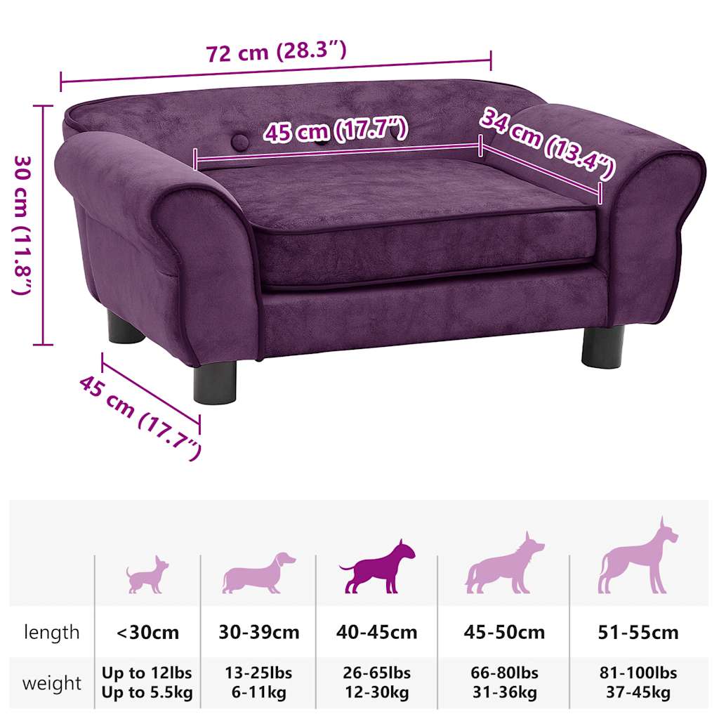 8720286315279_g_en_hd_8 vidaXL Dog Sofa Burgundy 72x45x30 cm Plush - Image 9