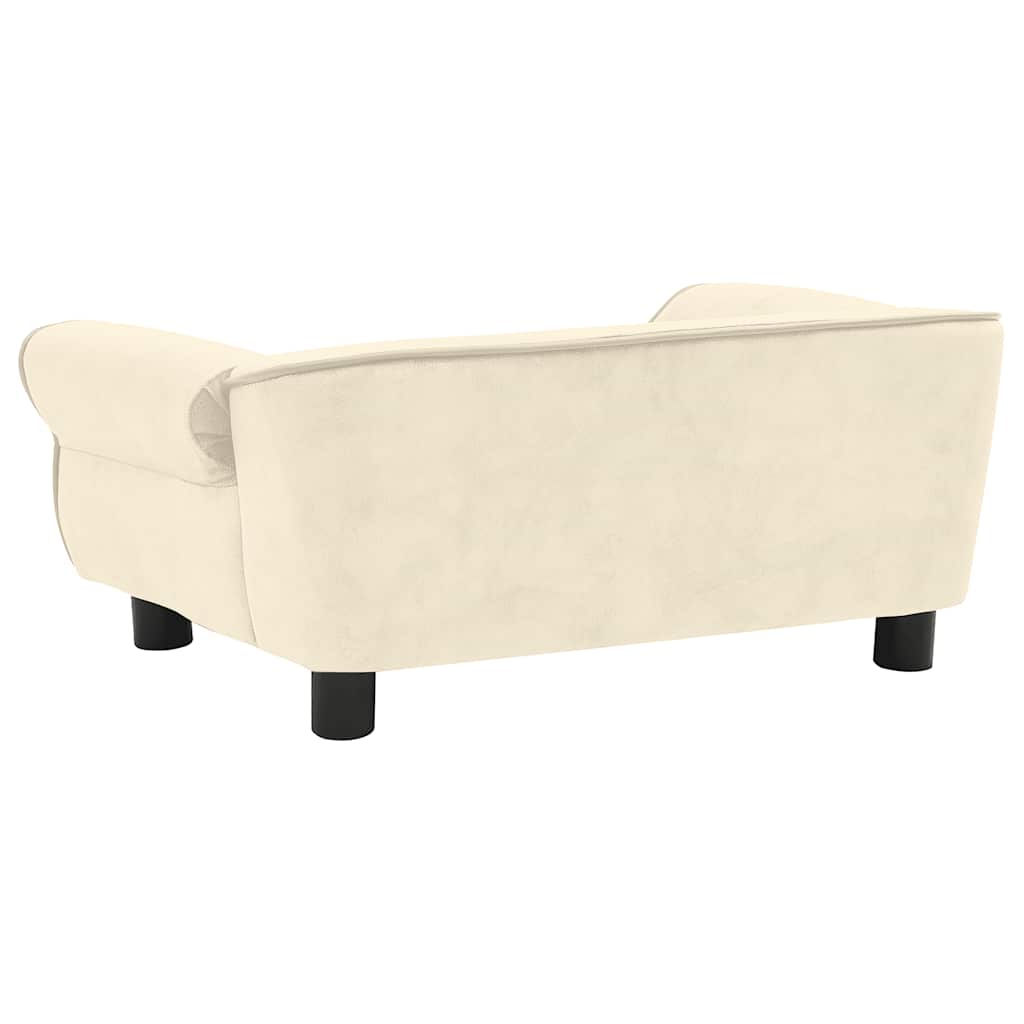 8720286315286_g_en_hd_3 vidaXL Dog Sofa Cream 72x45x30 cm Plush - Image 4