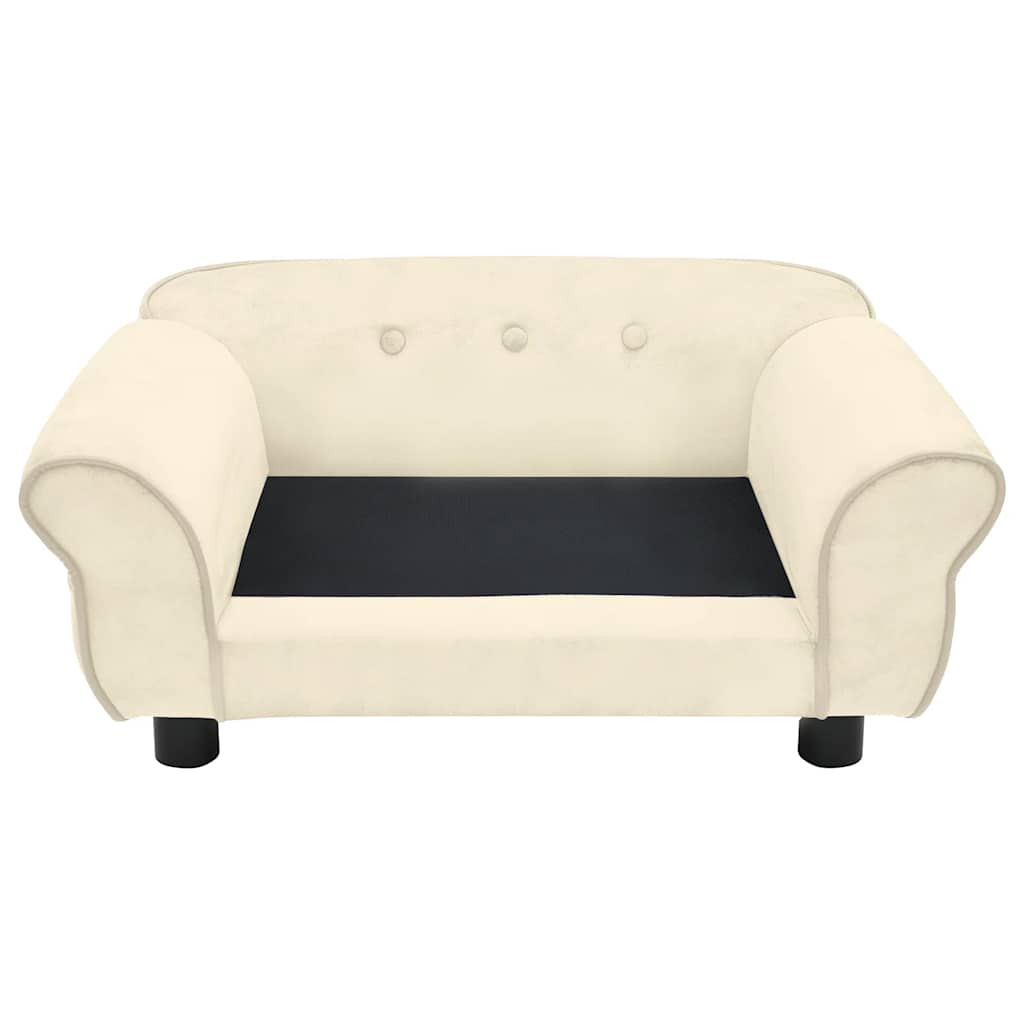 8720286315286_g_en_hd_4 vidaXL Dog Sofa Cream 72x45x30 cm Plush - Image 5