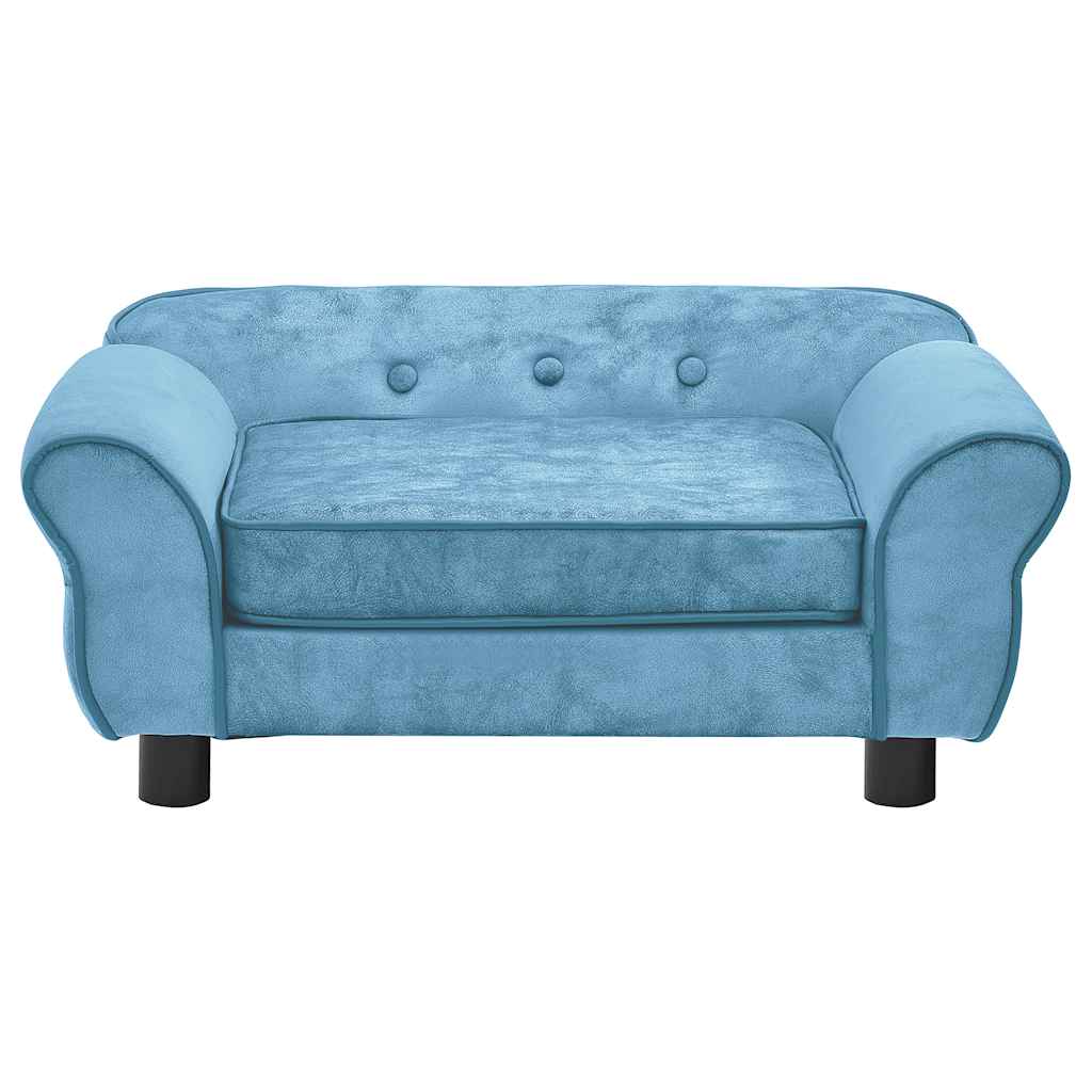 8720286315293_g_en_hd_1 vidaXL Dog Sofa Turquoise 72x45x30 cm Plush - Image 2