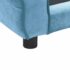 vidaXL Dog Sofa Turquoise 72x45x30 cm Plush - Image 6