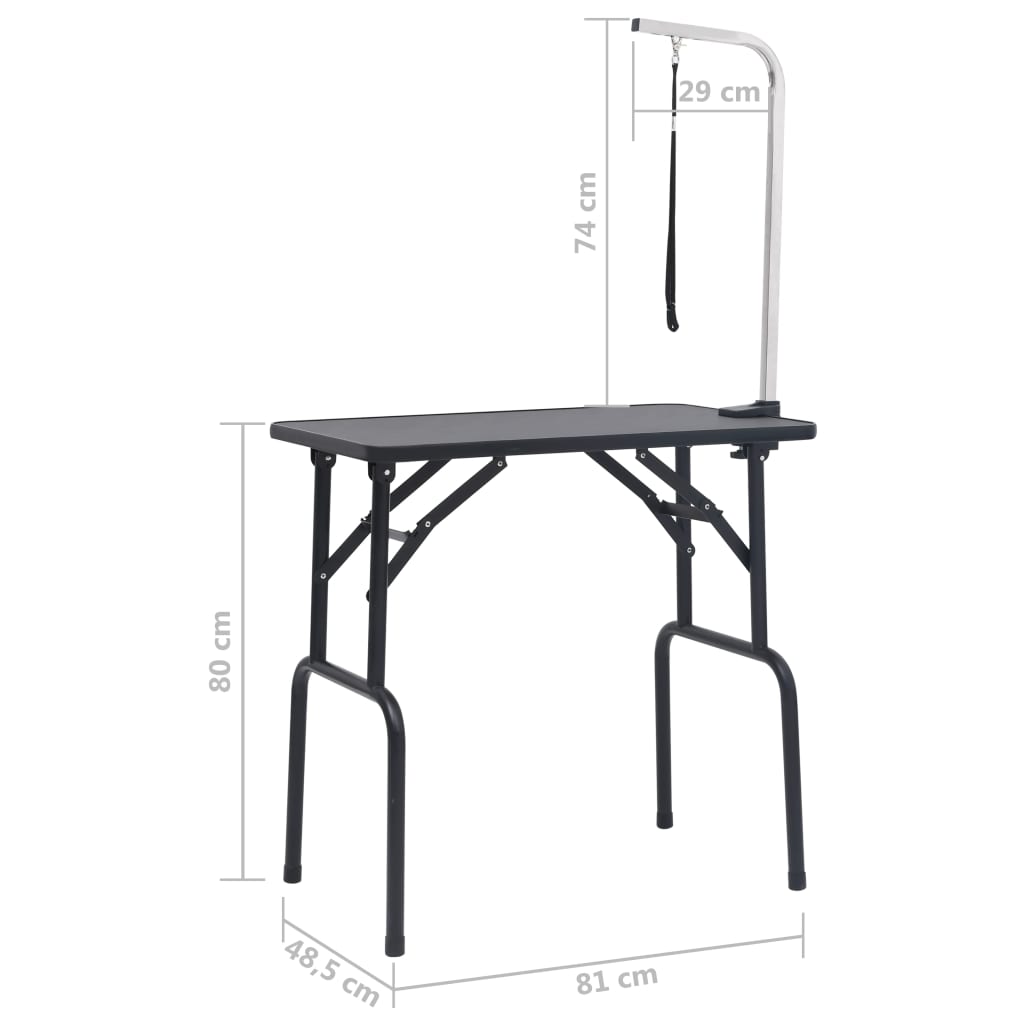 8720286318270_g_en_hd_8 vidaXL Adjustable Dog Grooming Table with 1 Loop - Image 10